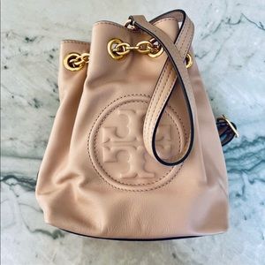 TORY BURCH MINI CHAIN ADJUSTABLE LEATHER BACKPACK